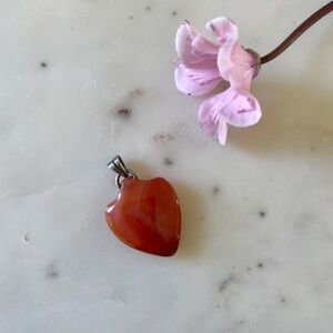 Carnelian Gemstone Pendant